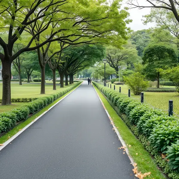 kievnewsmagazine.com 施工 - 公園内通路