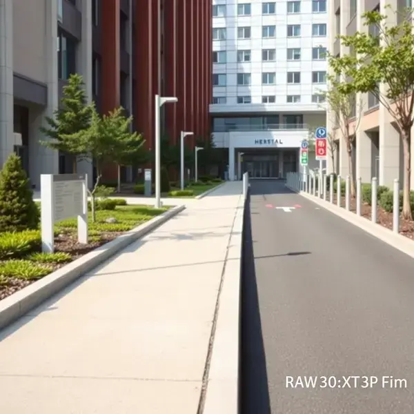  kievnewsmagazine.com 施工 - 病院アクセス歩道